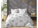 Pościel bawełniana 180x200 +2/70x80 różowe róże wz. 5342 b